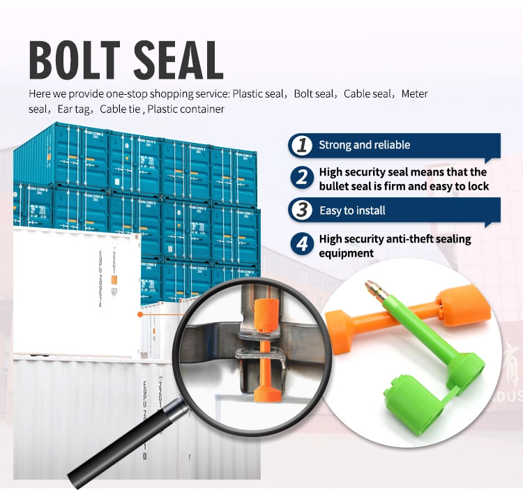 Hot Tamper Proof Security Container Bolt Seal RFID Bolt Seal Container Seals