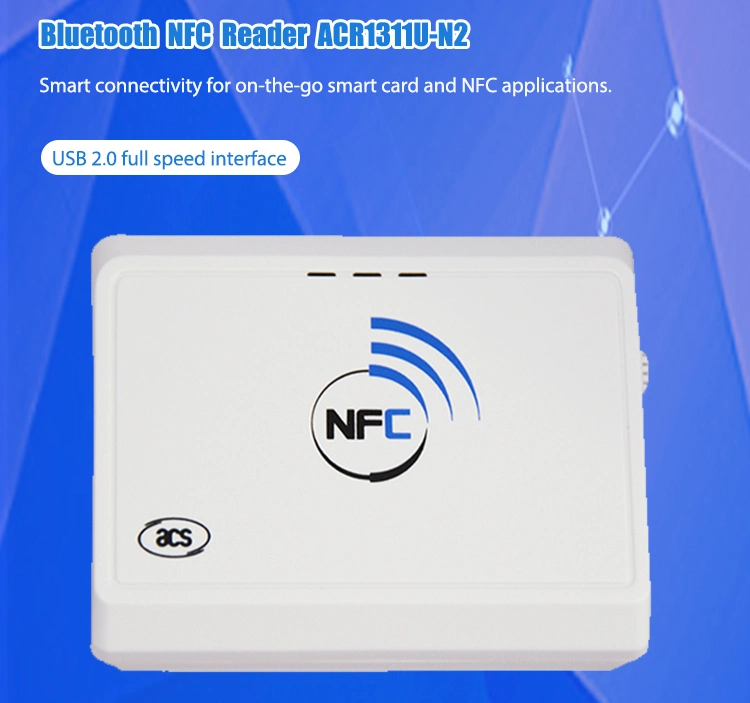Bluetooth Contactless USB Mini Handheld 13.56MHz NFC RFID Smart Card Reader Writer (ACR1311U-N2)