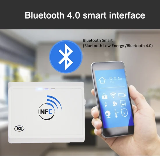 Bluetooth Contactless USB Mini Handheld 13.56MHz NFC RFID Smart Card Reader Writer (ACR1311U