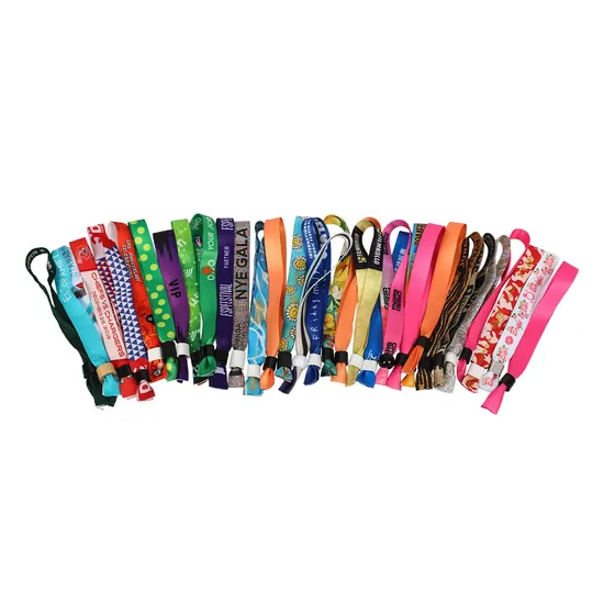 Programmable Fabric NFC Bracelet RFID Wristband for Music Festival Event Wristband with NFC Card Wristband