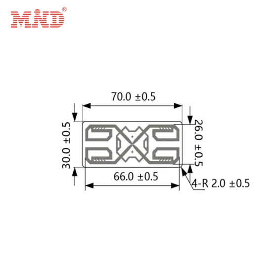 Free Sample Long Range M4qt Chip Passive UHF RFID Tag/ Label/ Sticker