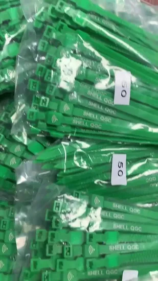 Getsmart R6028 Tie Strap Clothes Shoes Hat RFID Tags for Anti Fake Identification Traceability