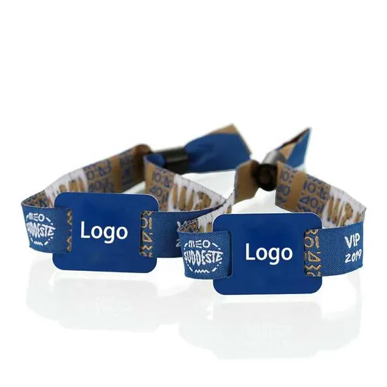 125kHz RFID Wristband Fabric Bracelet Contactless Woven Wristband Access Control Card for Hotel