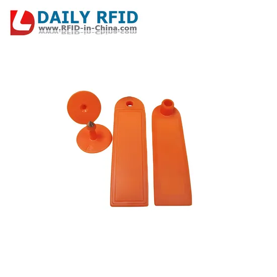 Long Range UHF RFID & Qr Code Animal Smart Ear Tags for Anti
