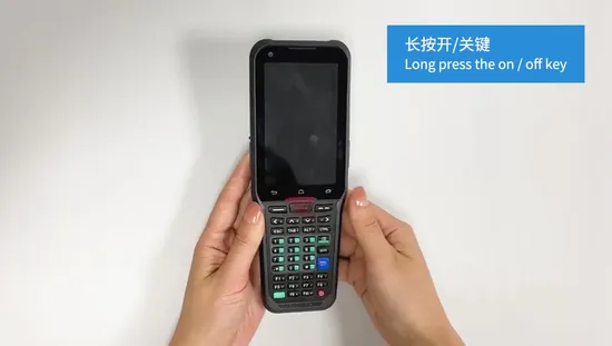 Android 4inch Handheld Barcode Scanner RFID Reader Writer 
