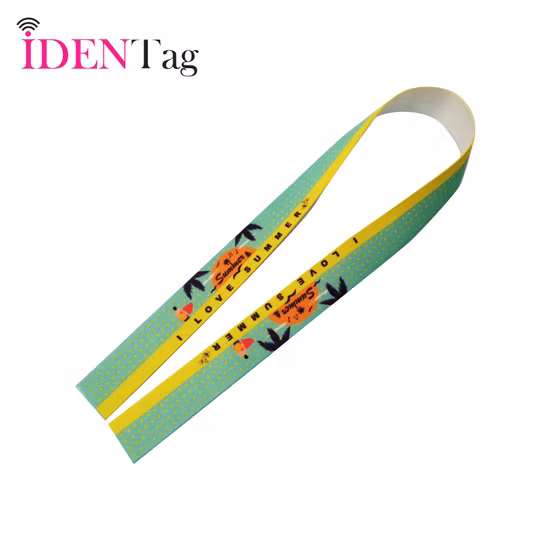 Event Music Festival 13.56MHz Passive Woven Fabric Cloth RFID NFC RFID Woven Wristband
