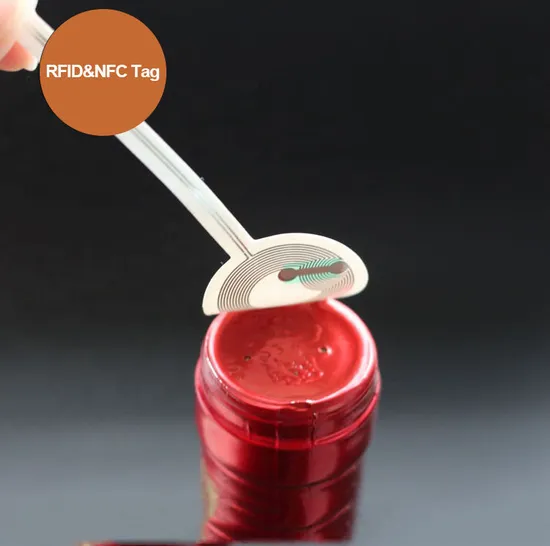13.56 MHz Paper Sticker NFC NTAG 424 DNA TT Anti Counterfeiting Tamper Proof Tag RFID Bottle Seal Bottle Tag for Asset Tools 